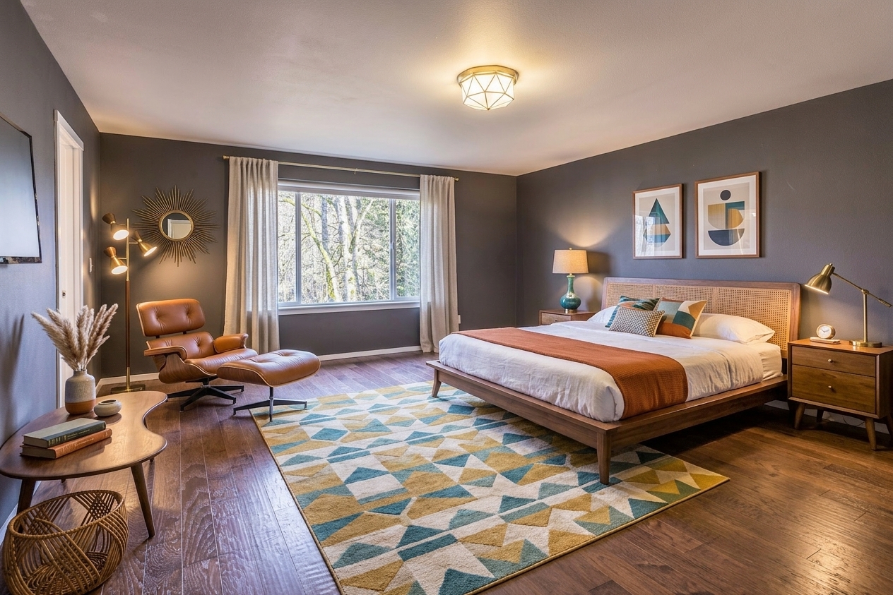 Mid-Century Modern Bedroom
