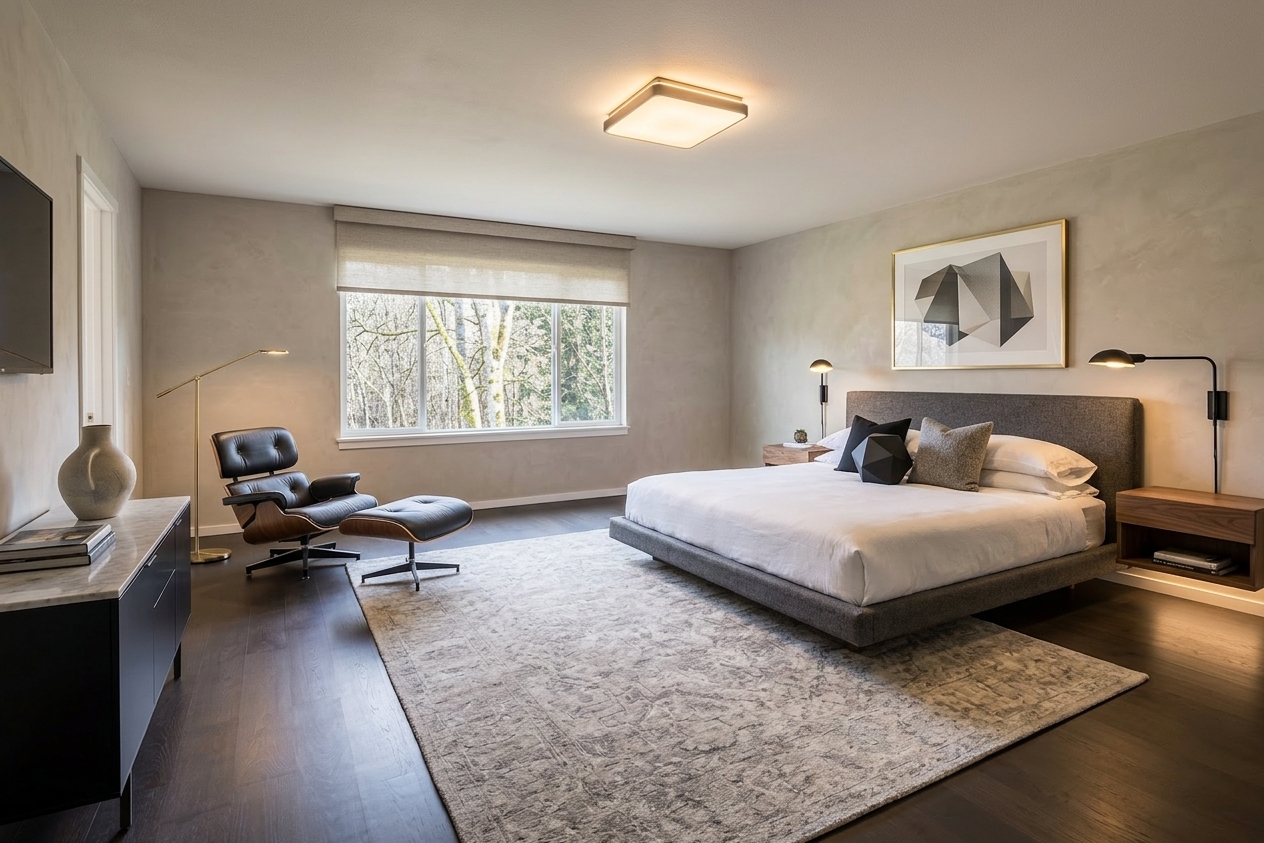 Modern Bedroom redesign